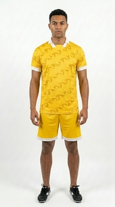 ชุดเสื้อและกางเกงขาสั้นฟุตบอลสำหรับนักกีฬา - Product Image 5