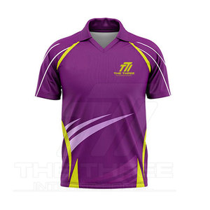 Venta Directa de Fábrica, Uniforme de Cricket para Hombre, Transpirable, Duradero, Tela 100% Poliéster, Absorbe la Humedad, Servicio OEM - Product Image 2