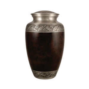 Handmade Large Metal Funeral Cremation Urn Set Human Ashes Decorative Adult Brass <b>Memorial</b> Urn <b>Keepsake</b> Heart Urns Metal Urns - Product Image 2
