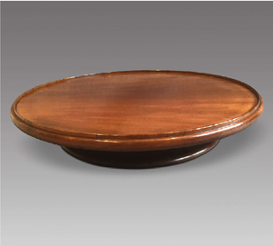 Organizador Giratorio de Madera para Baño y Cocina con Asa Metálica, Tipo Lazy Susan, para Encimera - Product Image 1