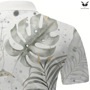 เสื้อโปโลพิมพ์ลายสตรีทแวร์แขนสั้นผู้ชาย พิมพ์ลายแบบซับลิเมชั่น สีสันหลากหลาย คุณภาพดีที่สุด - Product Image 3