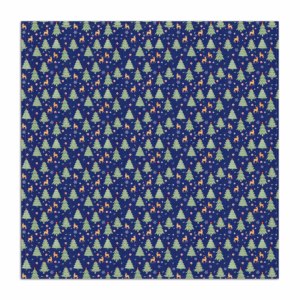 New Christmas Printed Design <b>Table</b> Cloth 100% Cotton Soft Quality Navy Blue With Tree Pattern <b>Table</b> Cloth <b>for</b> Home Decor - Product Image 2