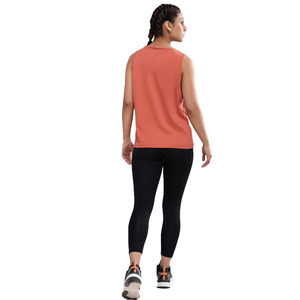 Débardeur de sport personnalisé pour femme, tissé, respirant, haute qualité, pour gym et yoga, dos ouvert, logo avant, vente en gros OEM - Product Image 2