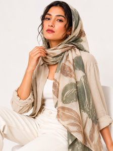Fashion Women Floral Shawl Viscose Hijab Soft Lightweight Long Scarf Muslim <b>Head</b> <b>Wrap</b> Premium Modest Wear Scarf - Product Image 6