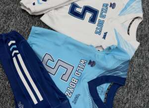 Elite American Football Uniform Custom Sublimated Breathable Team <b>Game</b> Jersey Shiny Spandex Pants Scratch Resistant Uniforms - Product Image 3