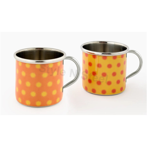 Taza Dorada de Doble Pared de Acero Inoxidable - Apta para Microondas y Lavavajillas - Product Image 1