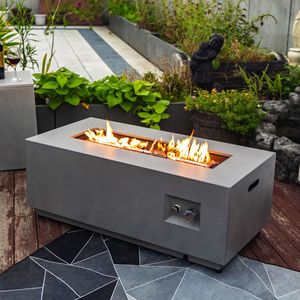 Mesa de Fogata de Propano para Exteriores con Soporte para Tanque, para Entretenimiento al Aire Libre - Product Image 3