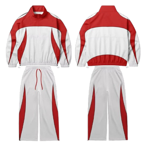 Survêtements de style urbain en nylon/coton personnalisés en usine - Avec motifs imprimés/brodés et personnalisation disponible - Product Image 1