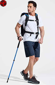 Pantalones Cortos Cargo para Hombre, de Secado Rápido, Impermeables, Transpirables, con Múltiples Bolsillos, Cintura con Cordón Ajustable, para Senderismo y Uso Casual - Product Image 4
