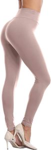 LIGHTBACK Women's Workout Leggings High Waisted Stretchy Soft Ankle Length Yoga Pants Gym <b>Tights</b> Spandex/<b>Nylon</b> Anti-Bacterial - Product Image 4