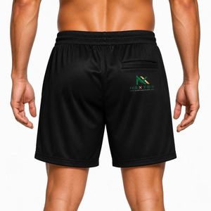 Shorts de sport pour homme personnalisés, imprimé graffiti étoile, séchage rapide, respirants, en polyester, pour l'été, le basketball et le streetwear - Product Image 3