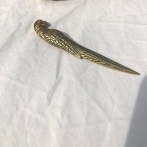 <b>Brass</b> Bird Shape <b>Letter</b> Opener-A Reliable Choice for Home and Office Desks - Product Image 1