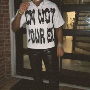 T-shirts personnalisables pour hommes, coupe ample et carrée, 100 % coton, 260 GSM, manches courtes, écologiques et respirants, vente en gros - Product Image 1