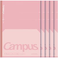 Carnet à spirale KOKUYO Campus Flat Semi B5 7mm ligné et à points rose 30 feuilles papier imprimé UV fournitures scolaires
