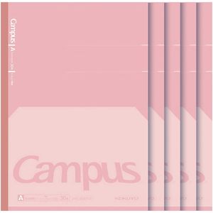 Cuaderno Plano KOKUYO Campus Semi B5 7mm, Rayado y con Puntos, Rosa, 30 Hojas, Encuadernación Plana, Material Escolar NO-FL3CAT-P - Product Image 6