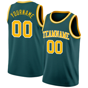 Camiseta de Entrenamiento de Baloncesto, Ropa Deportiva Personalizada para Equipos, Transpirable, con Malla Sólida en la Parte Delantera, Logotipo, Servicio OEM - Product Image 1