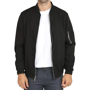 Chaqueta Bomber para Hombre, Largo Regular, Ligera, con Bolsillos, Resistente al Viento, Cuello Alto, Casual, para Exteriores, Personalizable, OEM, al por Mayor - Product Image 5