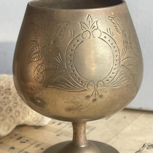 Vintage Hand Engraved Wine Goblets Elegant Decorative Wine Glasses Classic Engraved Goblets for Wedding Dining Party and Special - Product Image 1