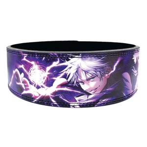 Ceinture de musculation réglable et respirante en cuir de vache véritable pour hommes et femmes, avec boucle à levier, pour le powerlifting et le soutien du dos - Product Image 2