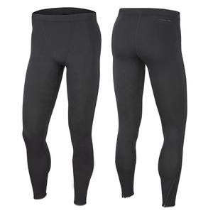 Vente en gros de vêtements de sport tricotés Pantalons de compression pour hommes avec poches Leggings respirants et secs Couche de base Entraînement Fitness Course à pied - Product Image 3