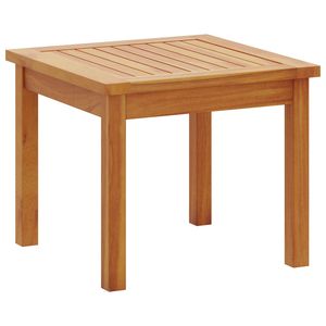 Juego de sofás de jardín de madera maciza de acacia color blanco crema, colección de 3 piezas - Product Image 5