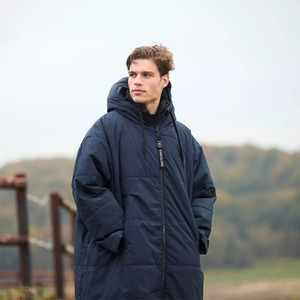 Women Winter Vintage Waterproof Nylon <b>Lightweight</b> Hooded <b>Long</b> Raincoat Casual <b>Coat</b> Wholesale Price - Product Image 6