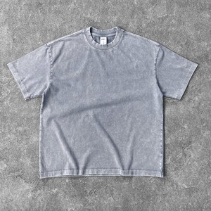 T-shirt Homme Été 100% Coton Col Rond Manches Courtes Coupe Oversize Streetwear Épaules Tombantes – Nouvelle Collection Promotionnelle - Product Image 1