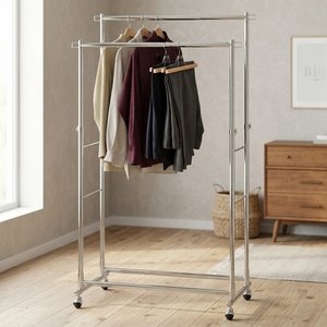 Organizador de Ropa Portátil de Metal Moderno con Calidad OEM, el Mejor Almacenamiento Doméstico, para Uso en Baños de Taiwán, Percheros para Ropa al por Mayor - Product Image 3