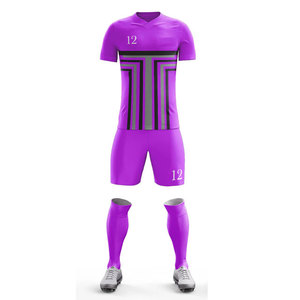 Uniformes de Fútbol Personalizados al por Mayor, Conjuntos de Camiseta y Pantalones Cortos Transpirables, Ropa de Entrenamiento Deportiva - Product Image 6