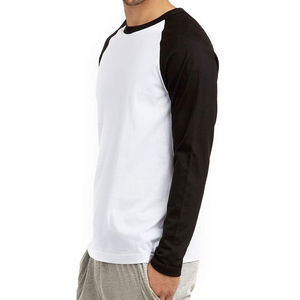 T-shirt pour homme de haute qualité, coupe classique, manches longues, 100% coton, léger, écologique, personnalisable, t-shirts pour homme - Product Image 2