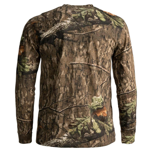 เสื้อรัดรูปลายพรางแบบ Real Tree สำหรับล่าสัตว์ ผลิตตามสั่ง ขายส่ง ผ้าสแปนเด็กซ์/โพลีเอสเตอร์คุณภาพสูง 220 กรัม แขนยาว สำหรับผู้ชาย ผลิตตามสั่ง - Product Image 2