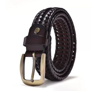 Genuine Leather <b>Belt</b> Casual Pin <b>Buckle</b> Adjustable Waist <b>Belt</b> <b>for</b> <b>Men</b> and Women - Product Image 5