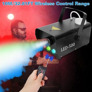 Macchina del Fumo RGB LED 400W con Telecomando, Effetto Nebbia per DJ, Matrimoni, Feste e Club, Riscaldamento Rapido, Alimentazione a Batteria - Product Image 2