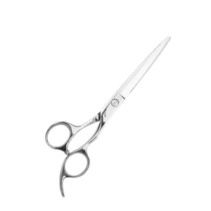 Ciseaux à cheveux professionnels en acier inoxydable, lame tranchante, pour droitiers, manche long, outil de coiffure - Product Image 2