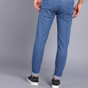 Jean Boyfriend Coupe Droite Taille Haute pour Homme – Style Hip Hop Décontracté et Habillé – Tendance et Confortable – Vente Flash - Product Image 6