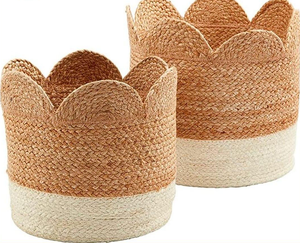 Handwoven Seagrass Storage <b>Basket</b> Wholesale Elegant Artisanal Organizer for Modern Kitchens and Sustainable Home Living - Product Image 3