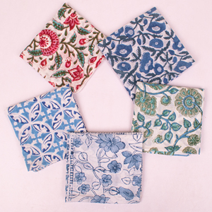 Pañuelo Cuadrado Tipo Bandana con Estampado a Bloque con Tintes Naturales Orgánicos, Colorido, para Senderismo al Aire Libre, Accesorios de Verano, Multifuncional - Product Image 1