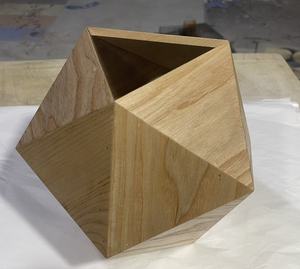 Meilleure vente de haute qualité forme hexagonale en bois d'acacia urne pour animaux de compagnie pré-crémation gravé porte-cendres commémoratif du Viet Nam - Product Image 1