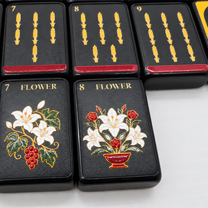 Nouveauté : Ensemble de jeu de Mahjong américain de 160 pièces, design personnalisé imprimé, ensemble de Mahjong occidental en acrylique pour les rencontres de club - Product Image 4