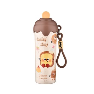 Gobelet isotherme en acier inoxydable de 600 ml, mignon, pour sublimation, écologique, isolation thermique 6-12 heures pour boissons chaudes/froides, avec couvercle portable et paille - Product Image 1