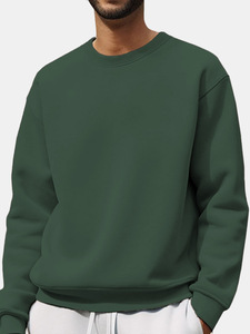 Custom Logo Hoodies Crew Neck Unisex 100% Cotton Thick Gsm Oversized <b>Sweatshirt</b> Embroidery Crewneck Blank Men <b>Sweatshirts</b> - Product Image 6