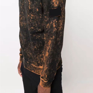 New Style <b>Men</b> Acid Wash Hoodie Heavyweight Drop Shoulder Streetwear Hoodie <b>Men's</b> Tie Dye Hoodie - Product Image 3
