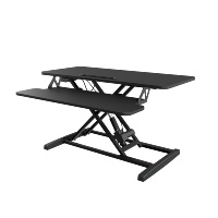 Convertisseur de bureau assis-debout électrique AUKI 910 avec plateau pour clavier, support ergonomique pour ordinateur portable pour le bureau à domicile