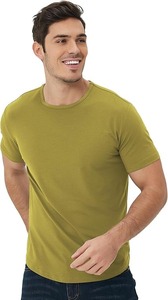 เสื้อยืดแฟชั่นผู้ชาย เนื้อผ้าฝ้าย 100% นุ่ม ระบายอากาศได้ดี เป็นมิตรกับสิ่งแวดล้อม บริการรับผลิตตามแบบ OEM สำหรับใส่ในช่วงฤดูร้อน - Product Image 4