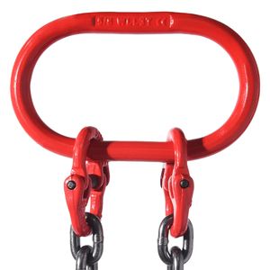 Paranco a catena G80 per motore, fune di sollevamento da 5/16 pollici x 5 piedi, capacità 6600 libbre/3 tonnellate, ganci per sollevamento motori per impieghi gravosi - Product Image 5