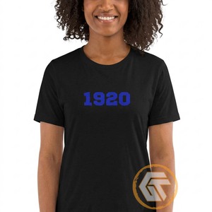 T-shirts pour femmes GREEK TREASURES Zeta Phi Beta Sorority, en jersey brodé, décontractés, de haute qualité, respirants, 100 % coton, avec lettres - Product Image 2