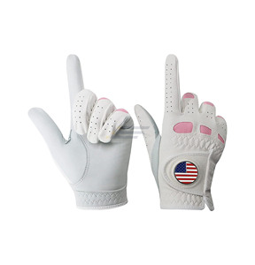 Gants de golf unisexes de qualité professionnelle, en cuir Cabretta souple, haute performance, pour toutes les conditions météorologiques, sports de plein air, fermeture à boucle - Product Image 2