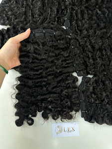 โรงงานขายส่ง Lexhair ผมเวียดนามแท้ 100% คุณภาพพรีเมียม 100 กรัม แบบเส้นเดียว แบบลอนพม่า - Product Image 4