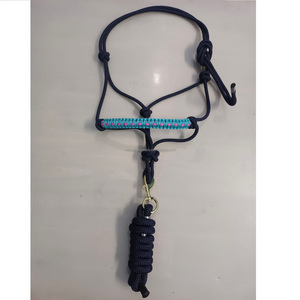 Meilleure qualité PP équitation entraînement plomb corde et licou ensemble cheval perlé plomb licou corde équestre cheval plomb - Product Image 3