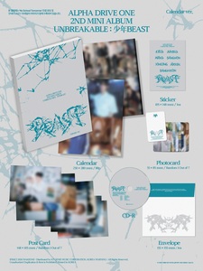 ALPHA DRIVE ONE [UNBREAKABLE: BOY BEAST] (Versión Calendario) CD de KPOP, Álbum Más Vendido en Corea para Todas las Edades - Product Image 4